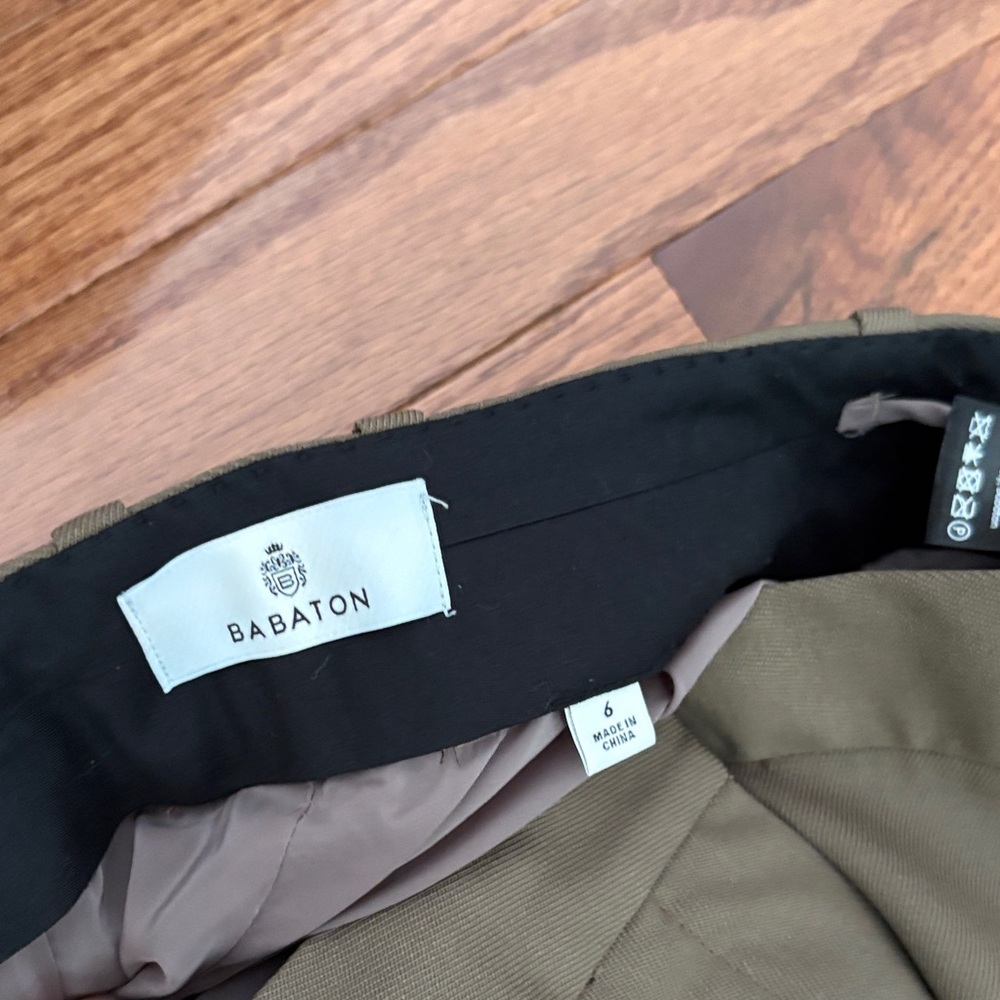 Babaton Khaki Green Pants
